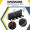 Koova Storage Rack, Steel, Black, 3.3 in W, 3.7 in H, 12.25 in L, Powder Coated KV-CAN-4 - alternate 5